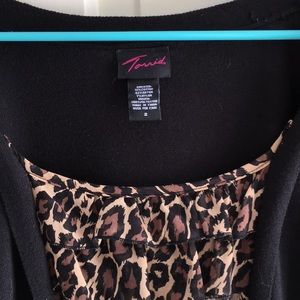 Leopard print sweater set